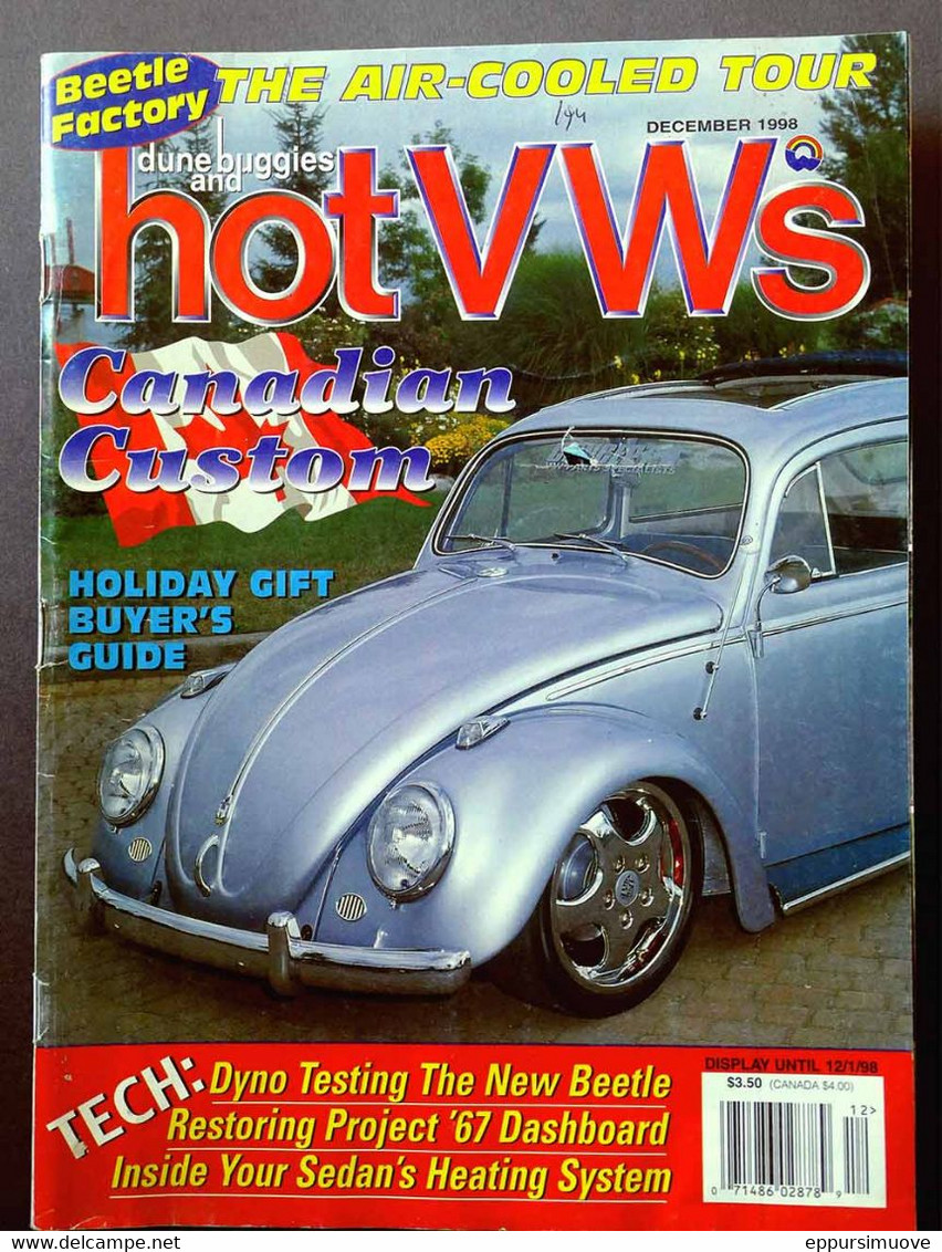 HOT VWs December 1998 - NEW BEETLE - DOUBLE CAB - BUGGY - JETTA - Transports