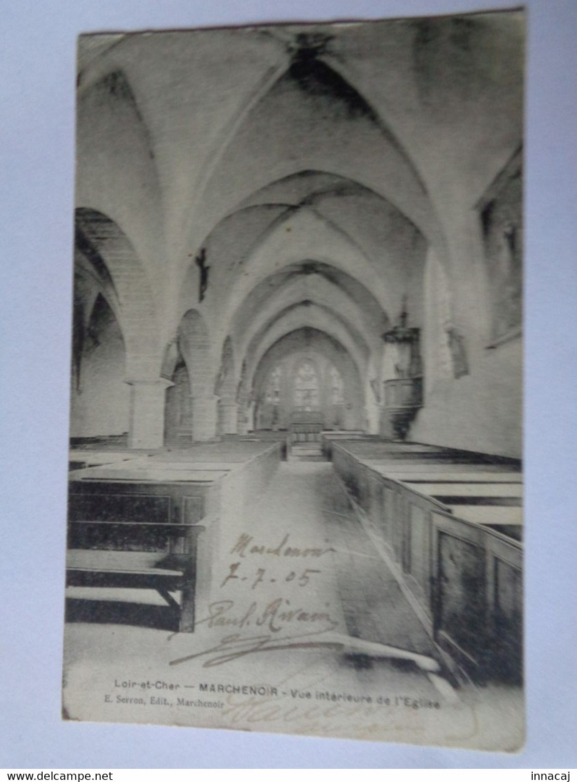 92-7-43.       MARCHENOIR       Vue Intérieurs De L'Eglise - Marchenoir