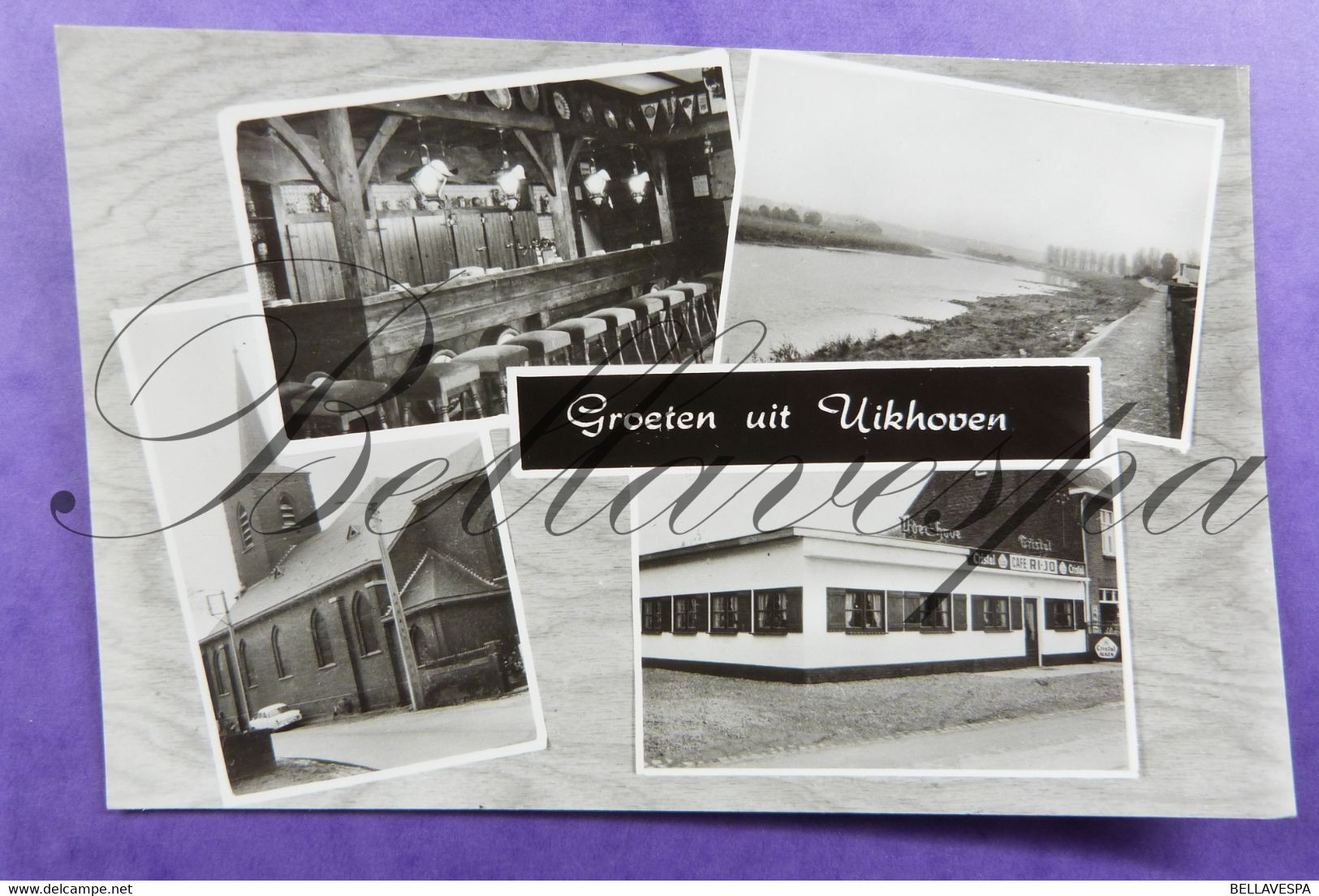 Uikhoven. Multiview Groeten Uit  (Maasmechelen)  Cafe RI-JO - Meeuwen-Gruitrode