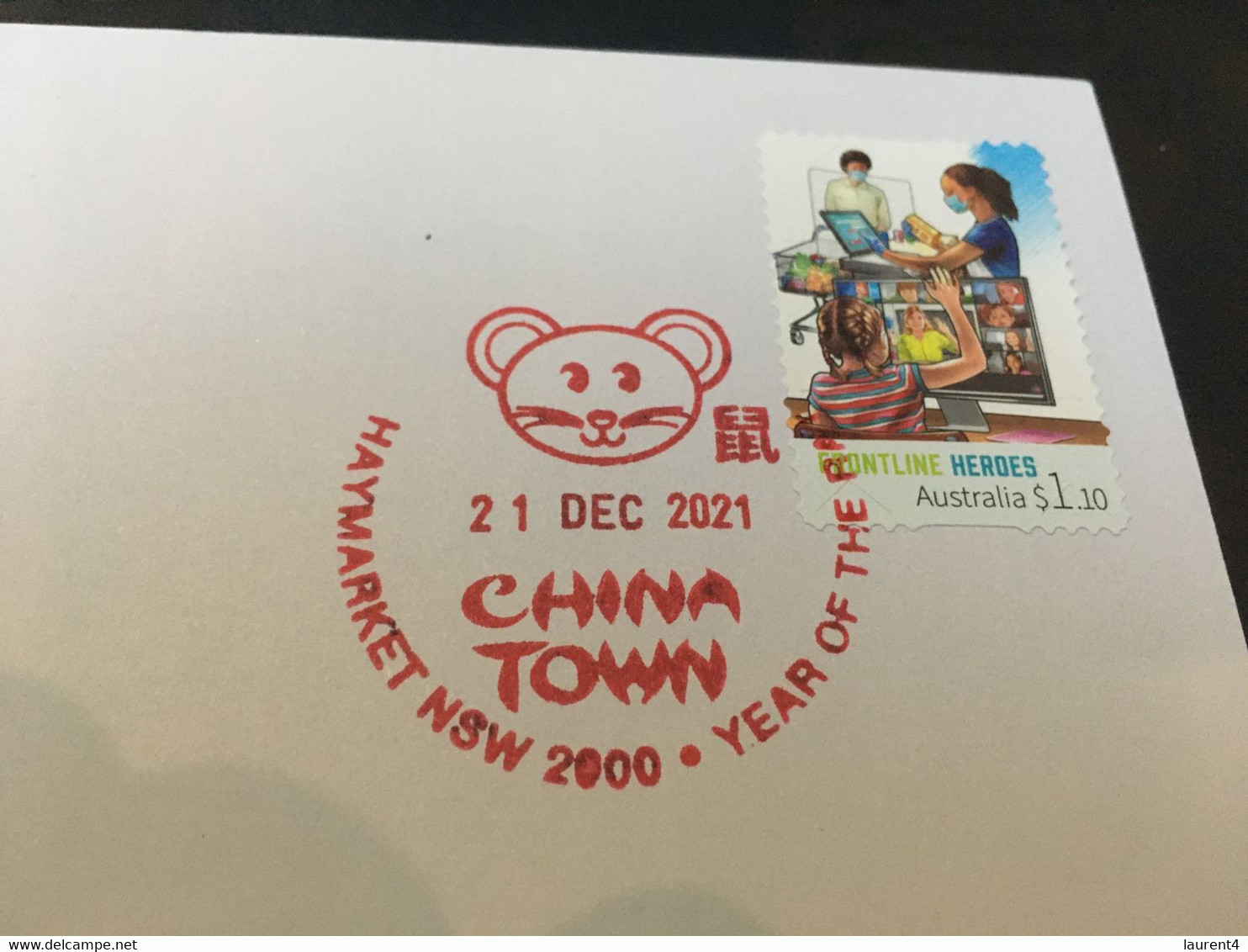 (1 E 32) Australia - Special DATE - 21-12-21 (cancelled 21-12-2021) With COVID-19 Stamp (today!) - Altri & Non Classificati