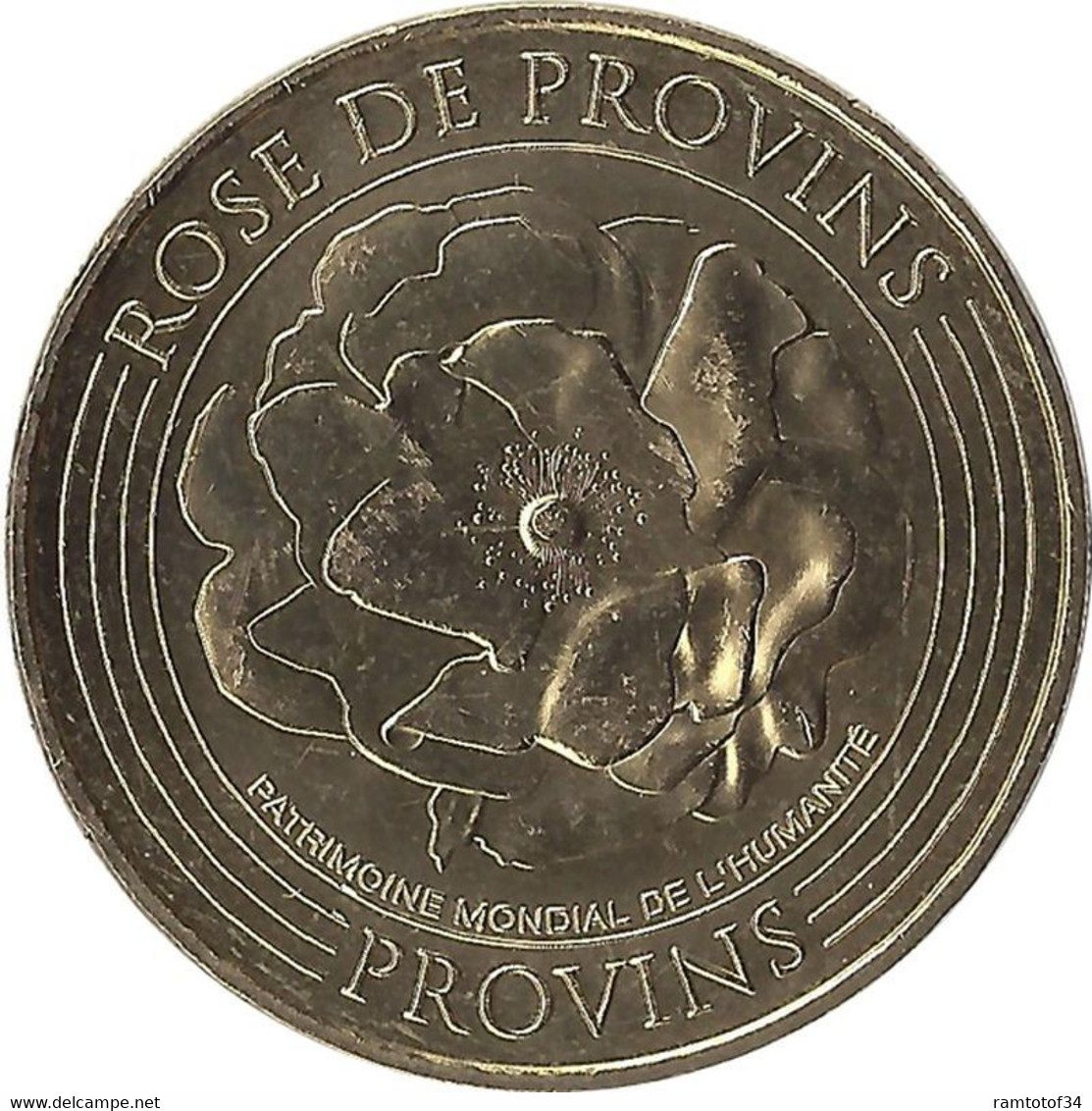 2016 MDP205 - PROVINS - Cité Médiévale 4 (Rose De Provins) / MONNAIE DE PARIS - 2016