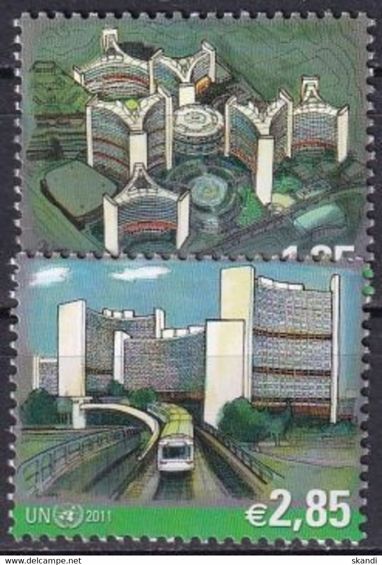 UNO WIEN 2011 Mi-Nr. 689/90 ** MNH - Ungebraucht