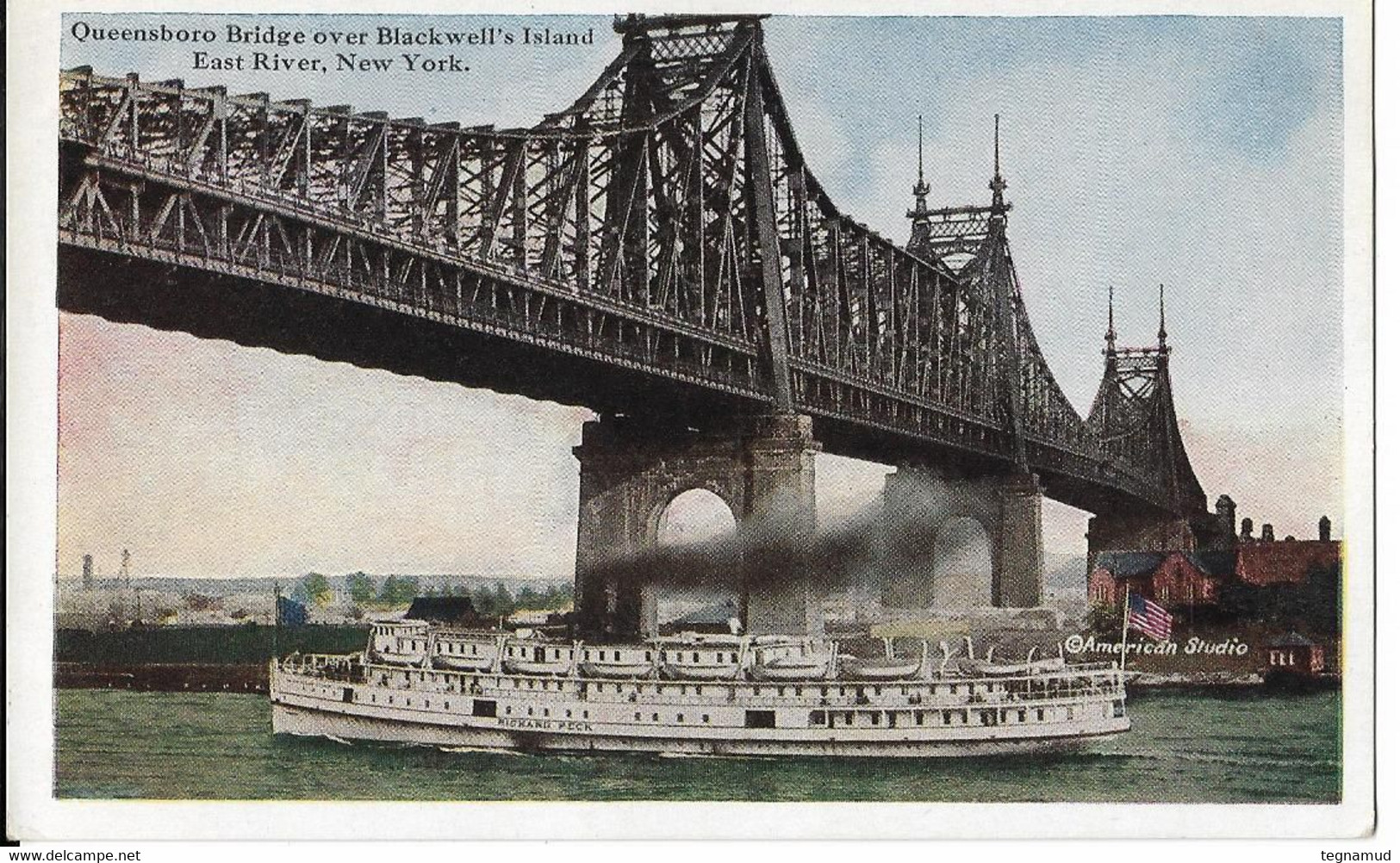 NEW YORK - Queenboro Bridge Over Blackwell's Island - East River - Brücken Und Tunnel