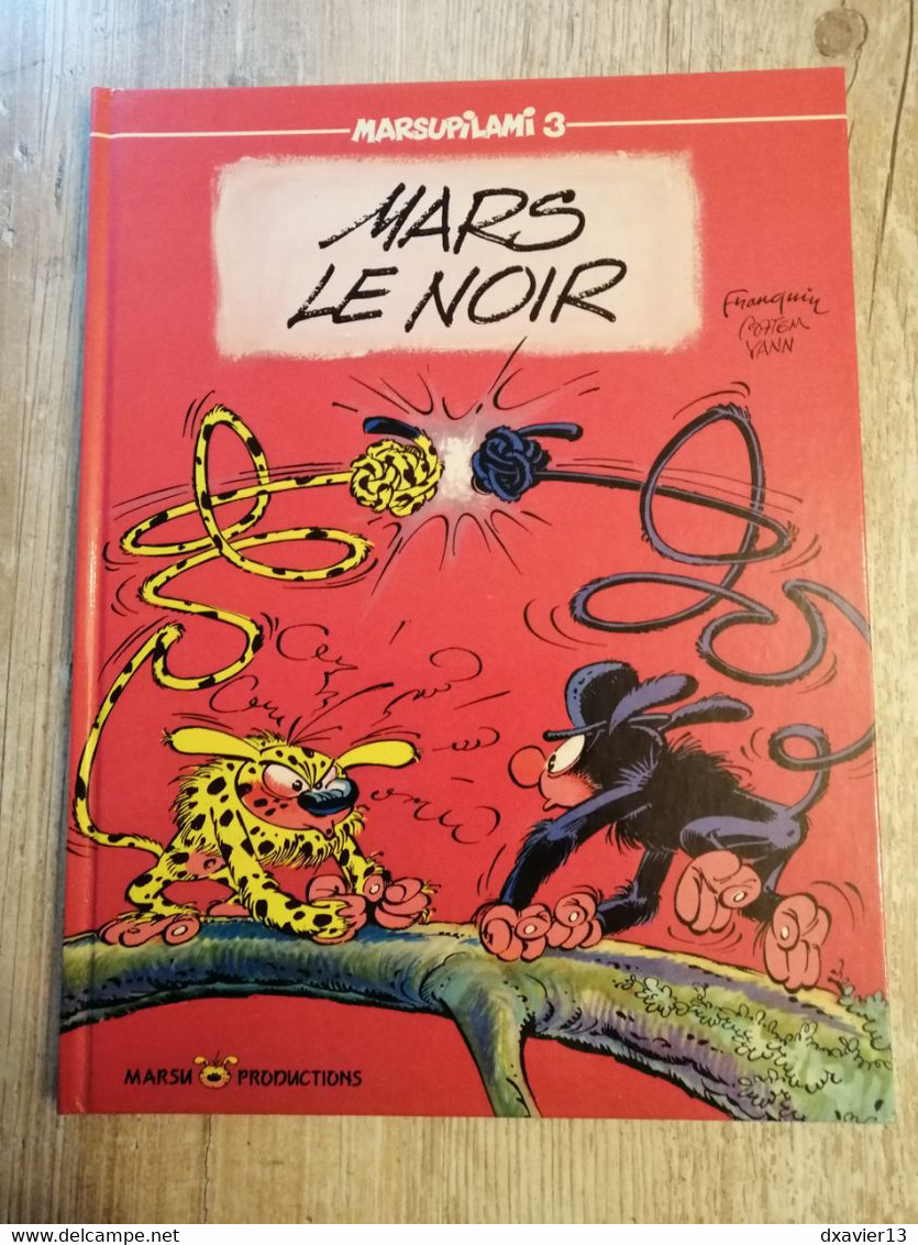 Bande Dessinée - Marsupilami 3 - Mars Le Noir (1989) - Marsupilami