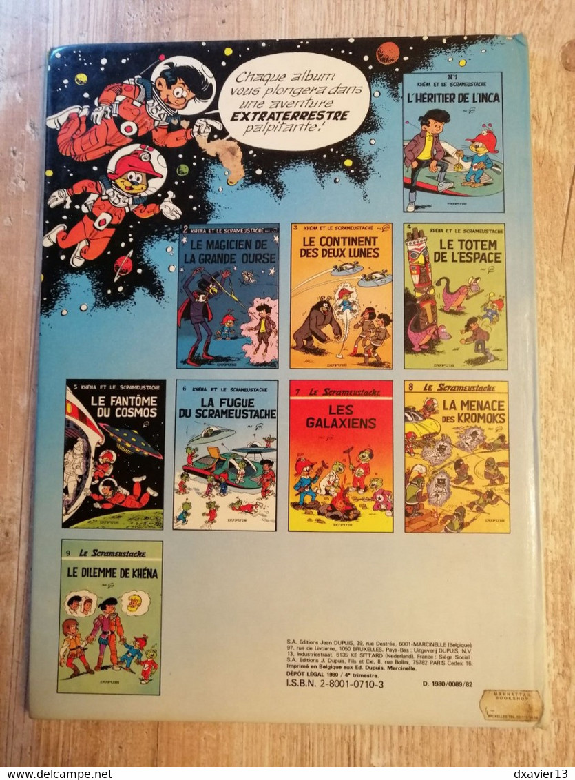 Bande Dessinée - Le Scrameustache 9 - Le Dilemme De Khéna (1980) - Scrameustache, Le