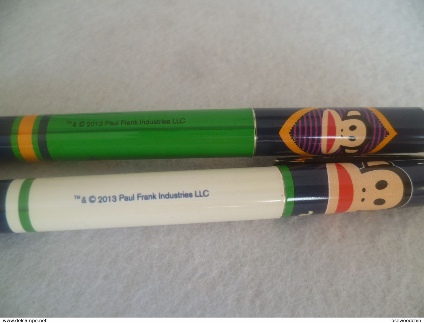 Vintage ! Set Of 2 Pcs. Paul Frank Roller Gel Ink Pen With Original Box (#38) - Stylos