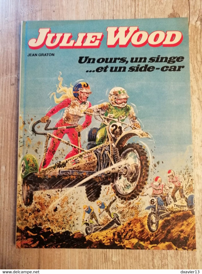 Bande Dessinée - Julie Wood - Un Ours, Un Singe...et Un Side Car  (1979) - Julie Wood