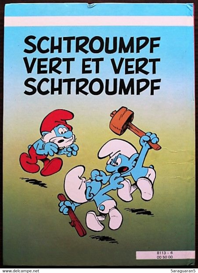 BD LES SCHTROUMPFS - Album Double - La Schtroumpfette / Schtroumpf Vert Et Vert Schtroumpf - Schtroumpfs, Les - Los Pitufos