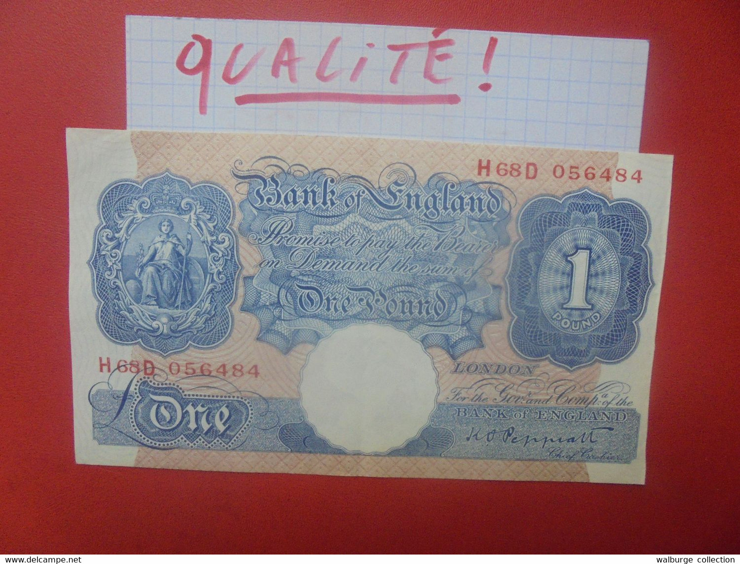 GRANDE-BRETAGNE 1 POUND 1948-49 Signature "a" Peu Circuler TRES BONNE QUALITE - 1 Pound