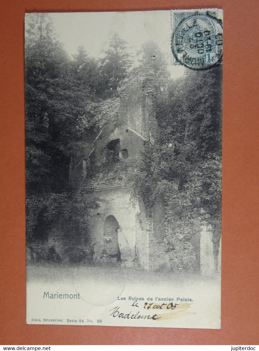 Mariemont Les Ruines De L'ancien Palais - Morlanwelz