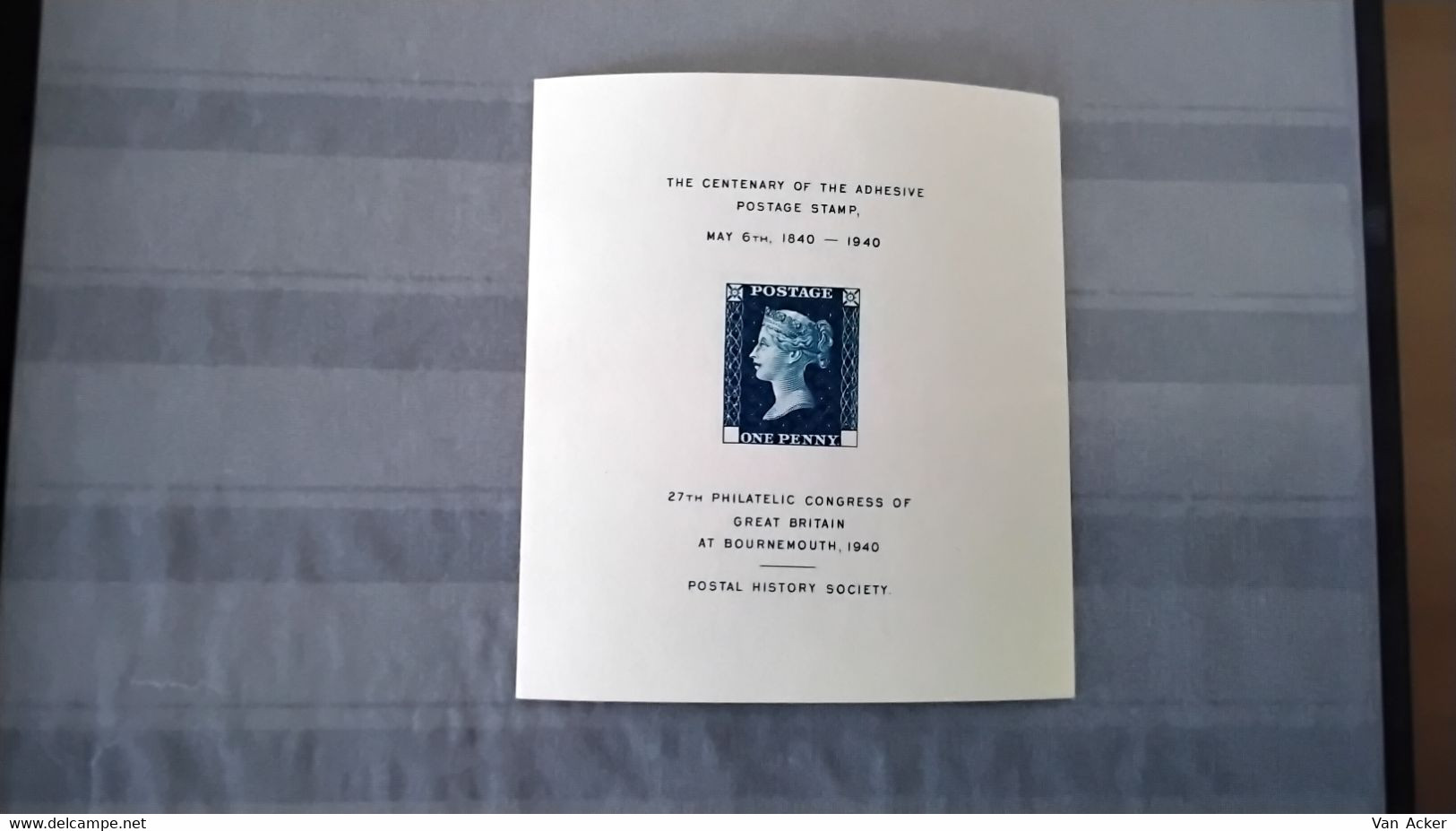 27th Philatelic Congress Of Great Britain At Bournemouth, 1940. - Unclassified