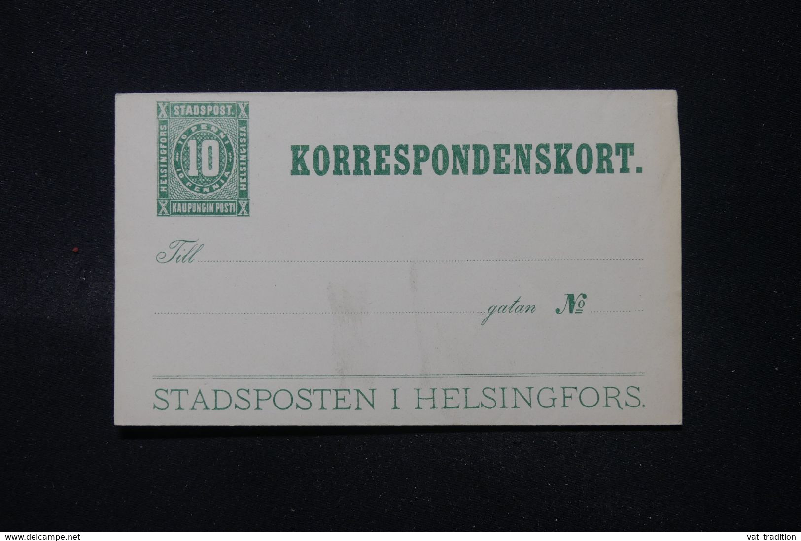 FINLANDE - Entier Postal D'une Poste Locale, Non Circulé - L 112546 - Emisiones Locales