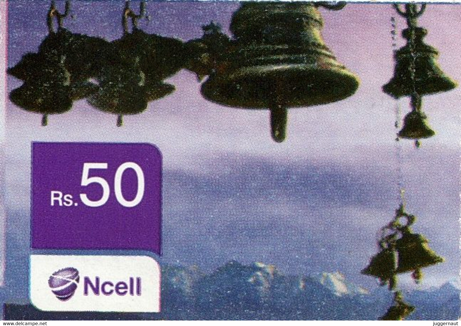 GSM MOBILE PHONE  Rs.50 PREPAID Used MINI RECHARGE CARD NCELL NEPAL - Nepal