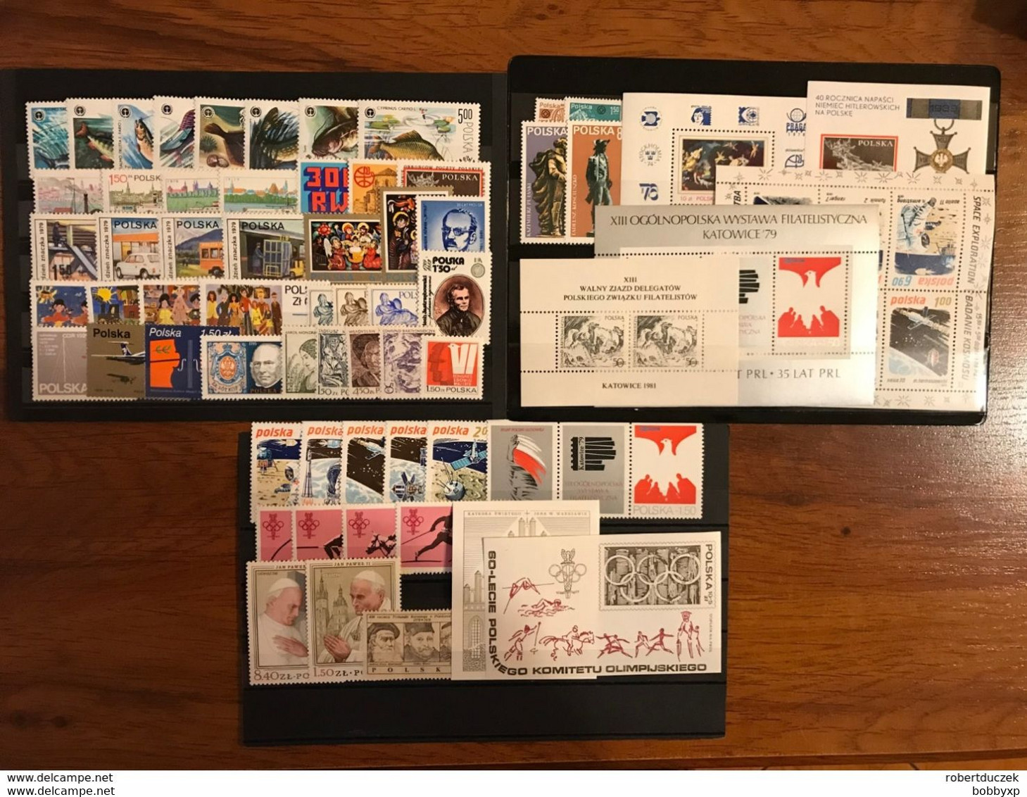 Poland 1979 Complete Year Set. 57 Stamps And 5 Souvenir Sheets. MNH** - Ganze Jahrgänge
