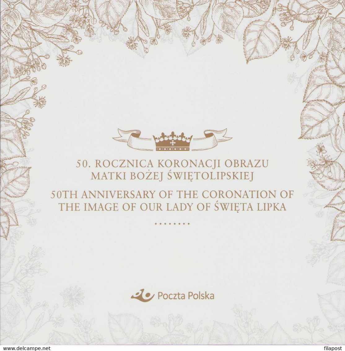 Poland 2018 Booklet / The Coronation Of The Image Of Our Lady Of Swieta Lipka Mother Of God / FDC + Stamp MNH** - Booklets