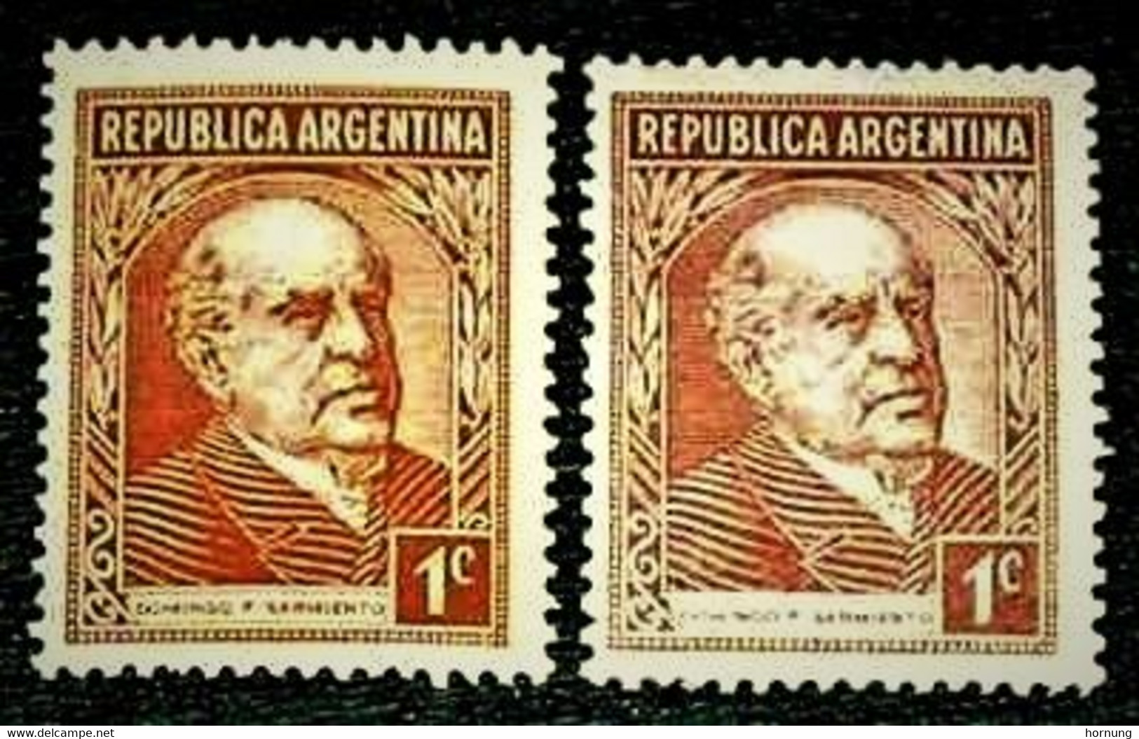 Argentina,1935/36, Domingo F.Sarmiento ,chalky Paper, MNH. Michel # 400 - Neufs