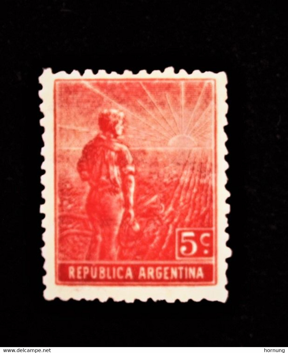 Argentina,1912/13,Plowman , VERY Rare  -German Paper With    Watermark Vertical Honey Comb (HV). MNH. - Nuevos