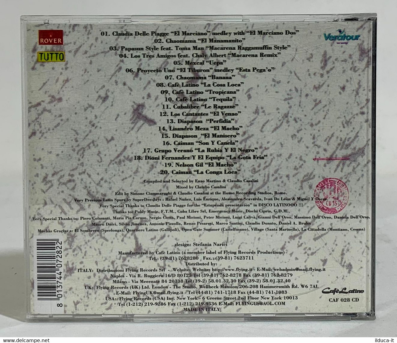 I102388 CD - Claudio Casalini - Disco Latino Dos - Tutto 1995 - Altri - Musica Spagnola