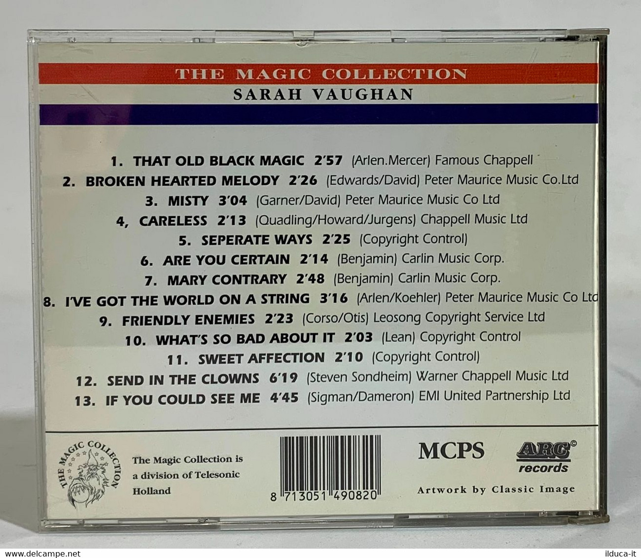 I102396 CD - Sarah Vaughan - The Magic Collection - Arc - Blues