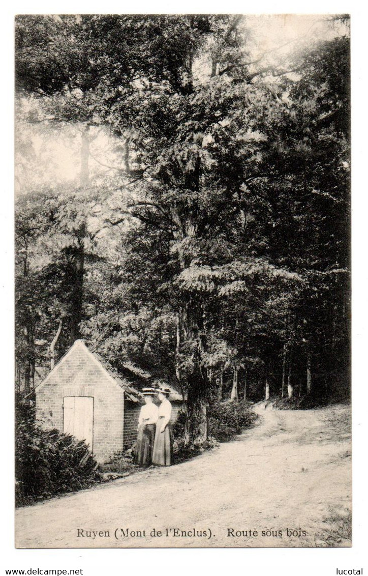 Ruien - Ruyen - Kluisberg - Mont De L'Enclus - Route Sous Bois - 1911 - Kluisbergen