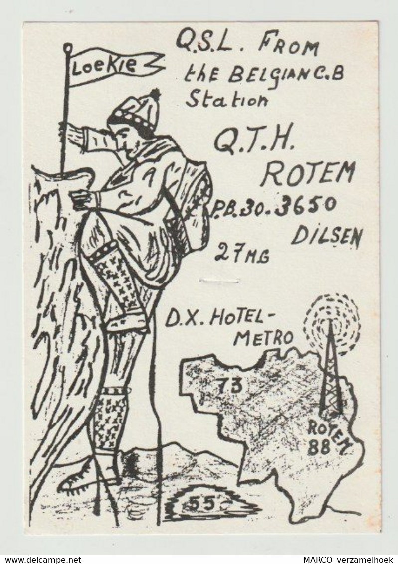 QSL Card 27MC Loekie Rotem-dilsen (B) - CB