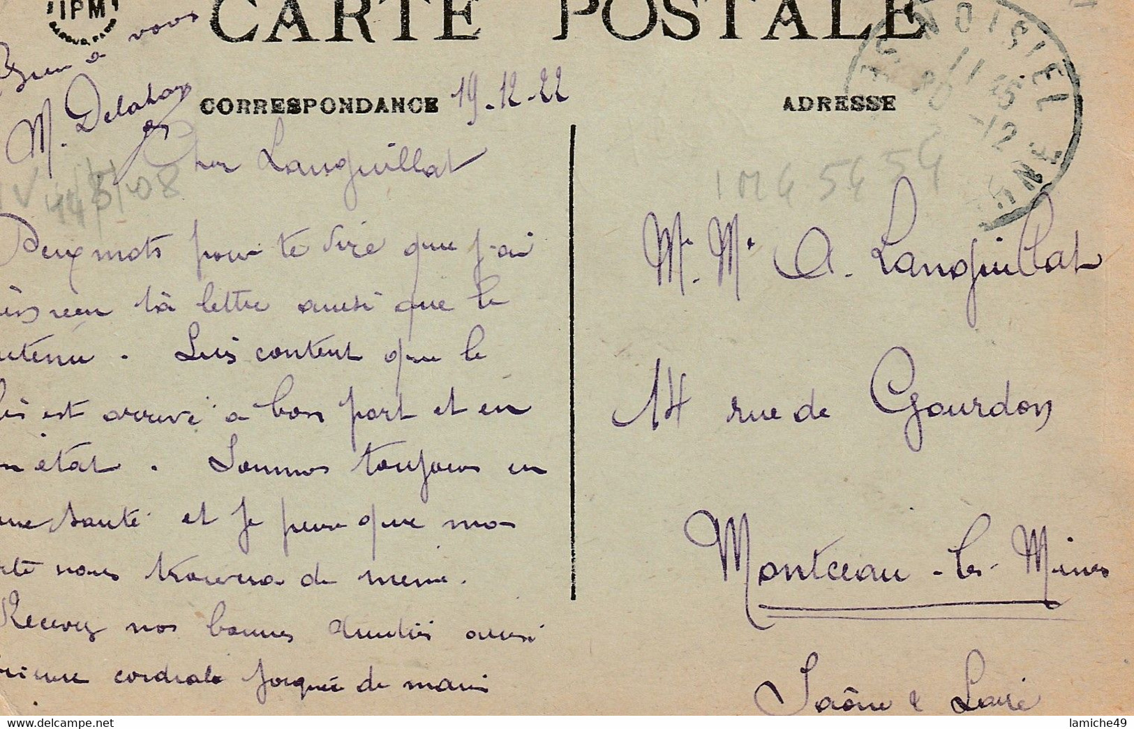 Noisiel La Sortie De L’Usine Des Ouvrières De La Chocolaterie Timbre 1922 - Noisiel