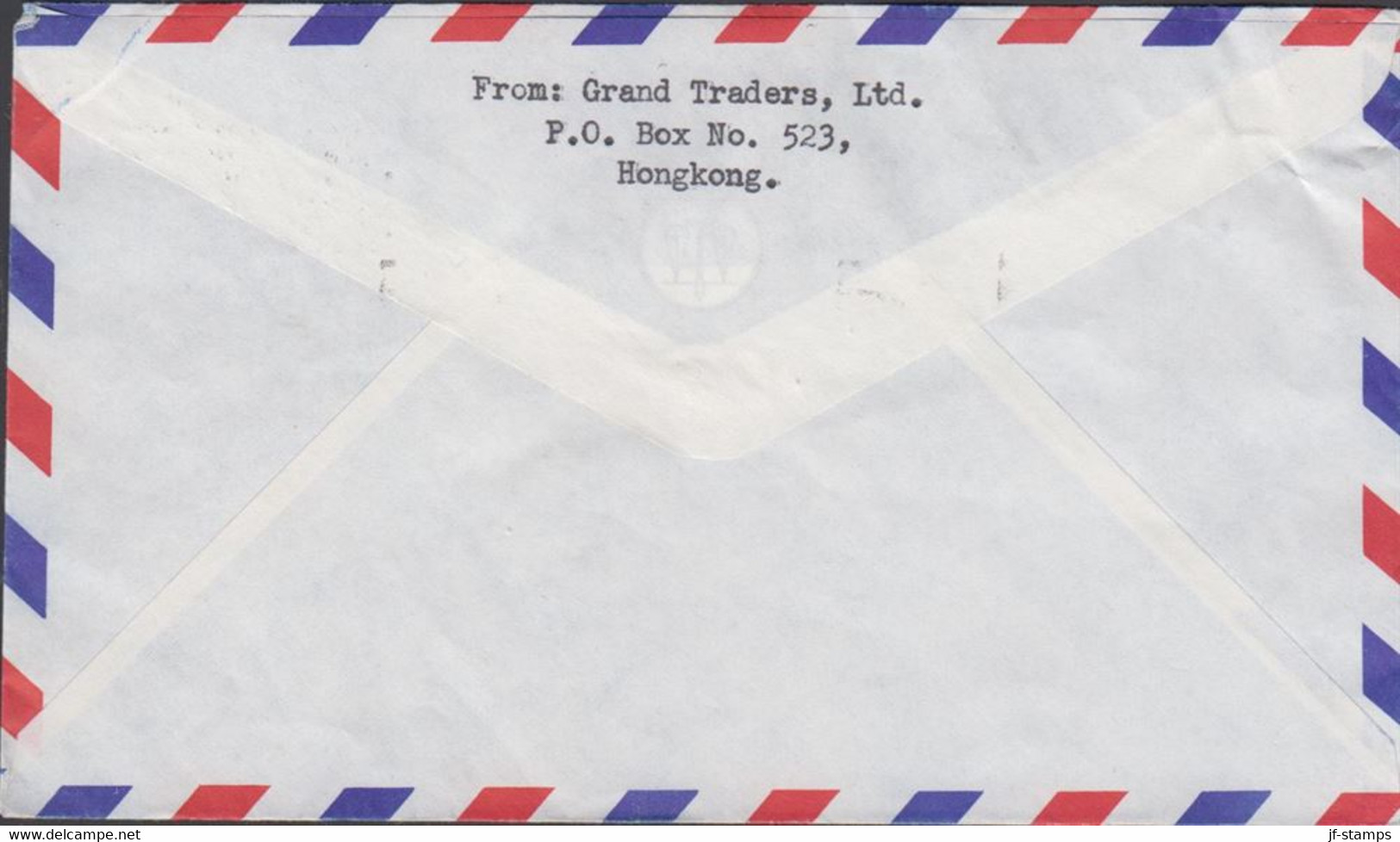 1968. HONG KONG $1.30 SHIPS On AIR MAIL Cover To Bromolla, Sweden Cancelled HONG KONG 24 MAY ... (Michel 237) - JF427093 - Brieven En Documenten