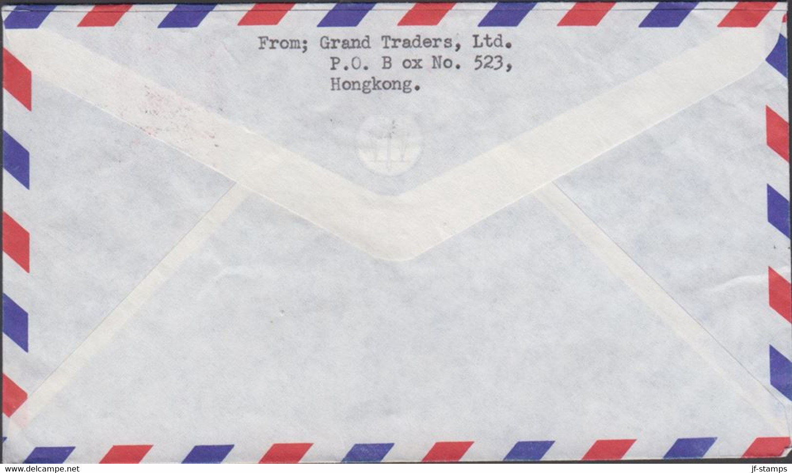 1968. HONG KONG $1.30 SHIPS On AIR MAIL Cover To Bromolla, Sweden Cancelled HONG KONG 22 MAY ... (Michel 237) - JF427094 - Lettres & Documents