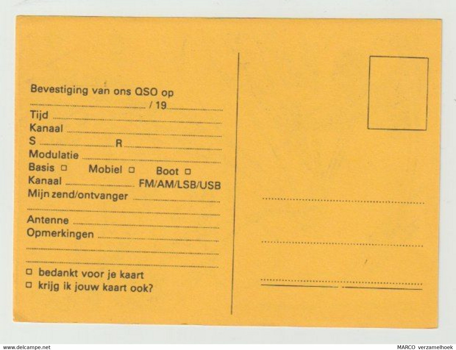 QSL Card 27MC Lady Zwarte Kat Lierop (NL) - CB