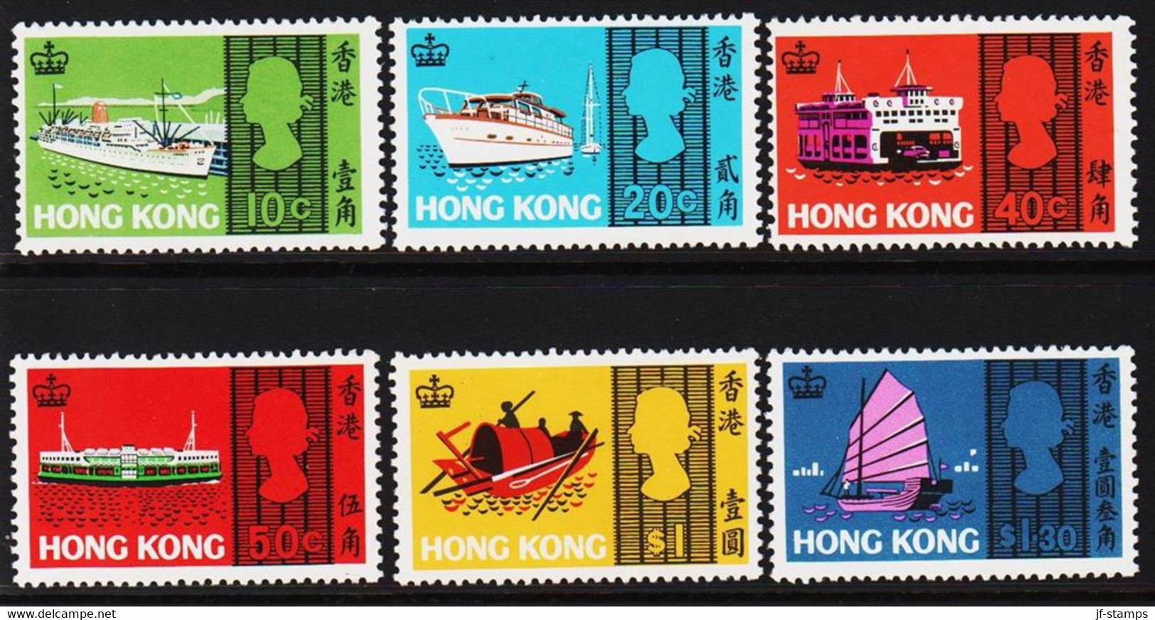 1968. Ships. Complete Set With 6 Stamps. (Michel 232-237) - JF193851 - Ungebraucht