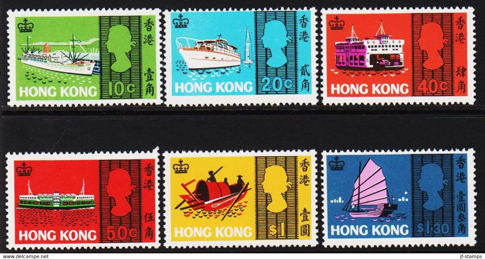 1968. Ships. Complete Set With 6 Stamps. (Michel 232-237) - JF193852 - Ungebraucht