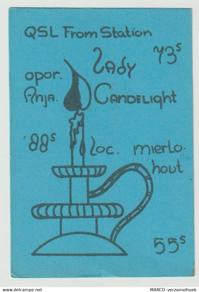 QSL Card 27MC Lady Candlellight Mierlo-hout Helmond (NL) - CB-Funk