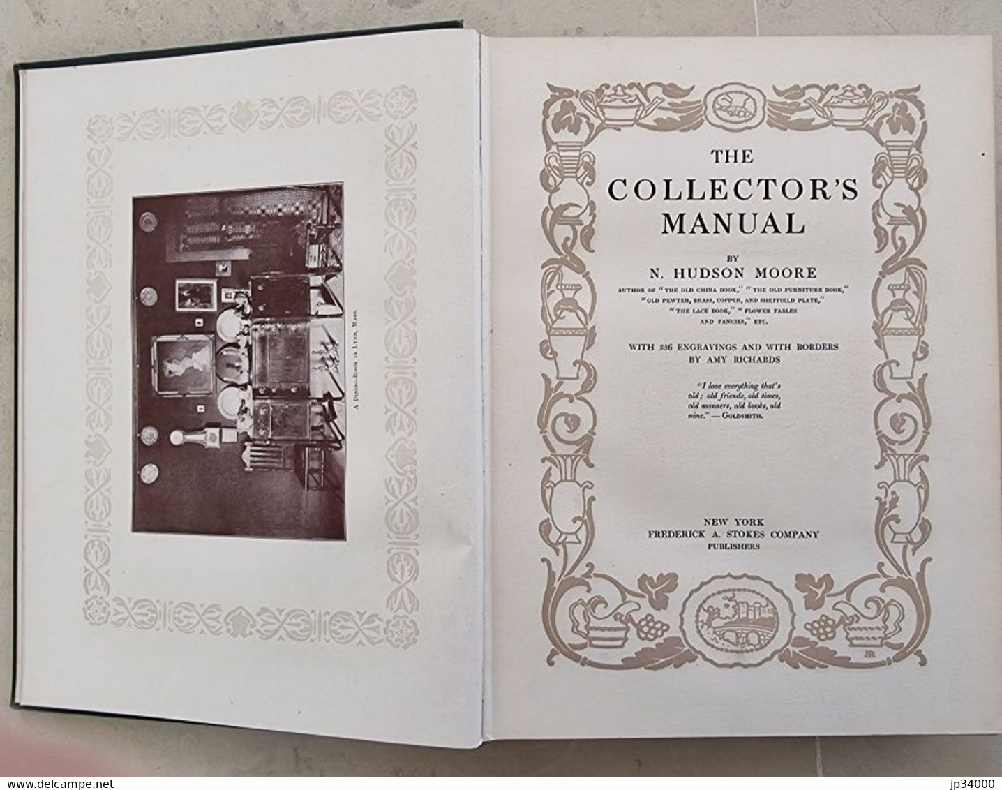 The Collector's Manual Par N. Hudson Moore. Edition De 1906 - Bellas Artes