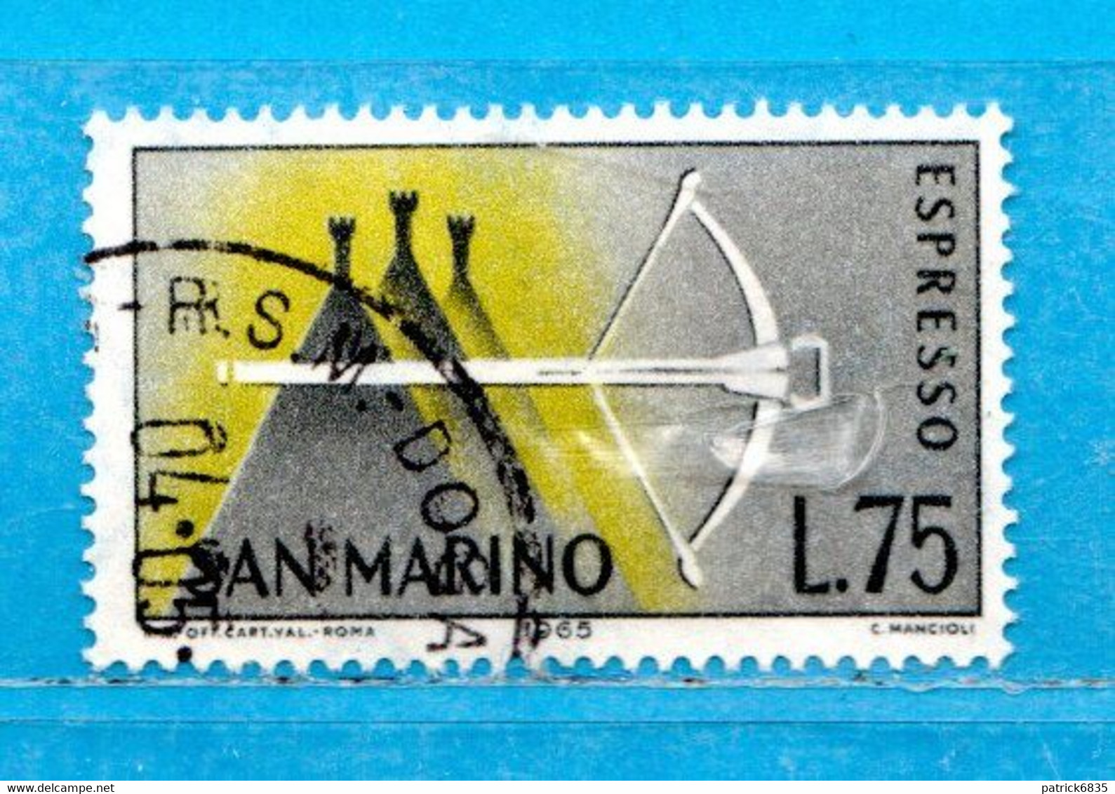 SAN MARINO ° 1966 - ESPRESSO. .Unif. E27. Usati - Francobolli Per Espresso