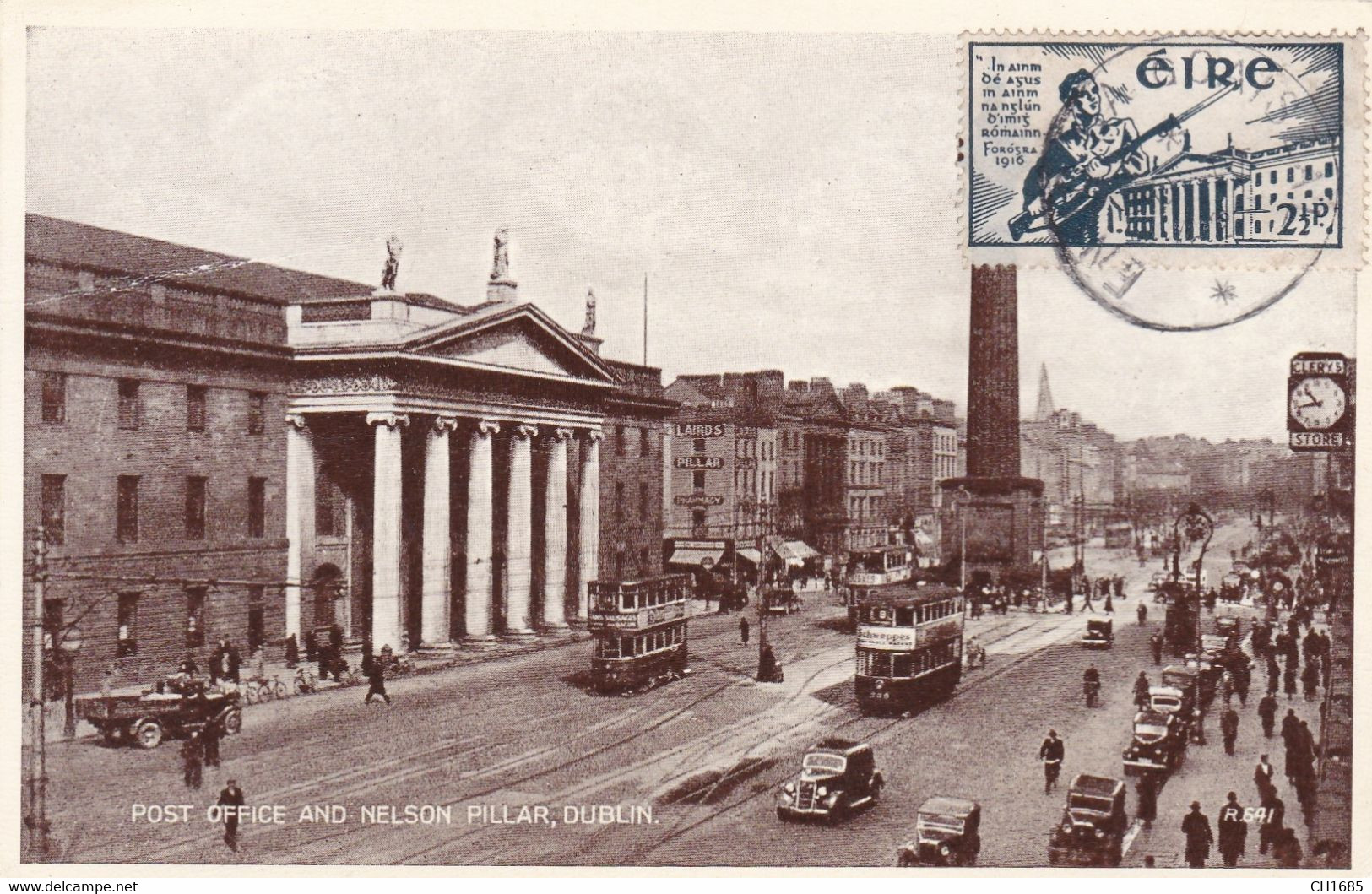 IRLANDE DU SUD : DUBLIN Carte Photo De La Poste Et De La Colonne De Nelson - Dublin