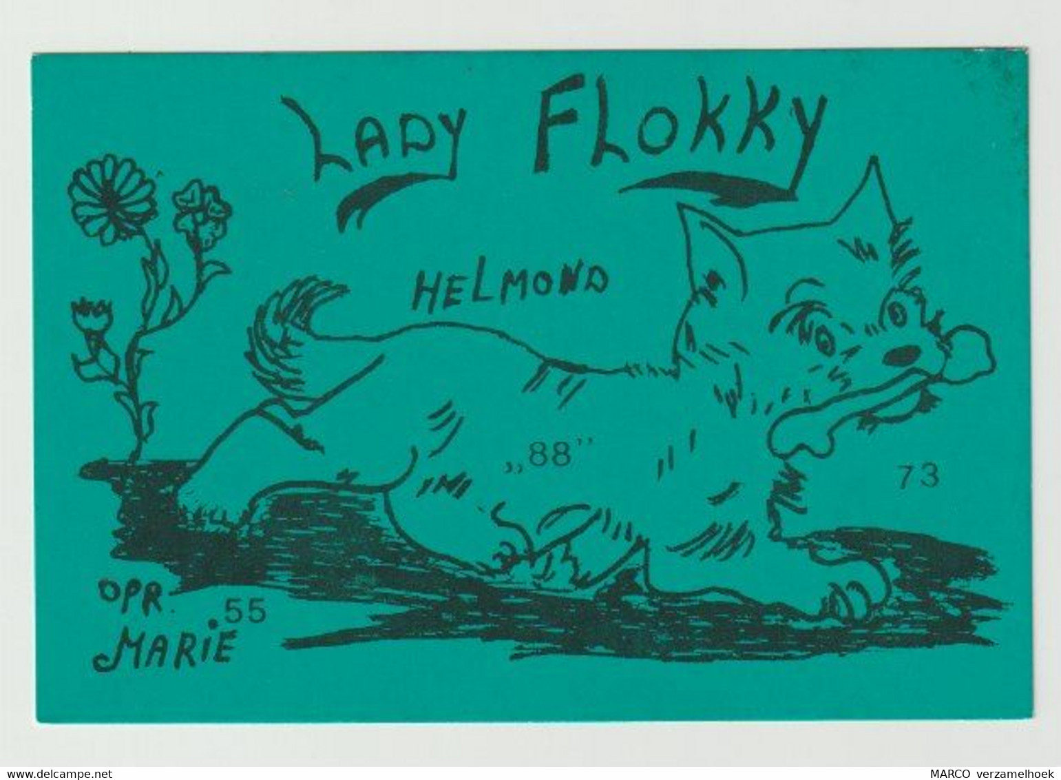 QSL Card 27MC Lady Flokky Helmond (NL) - CB