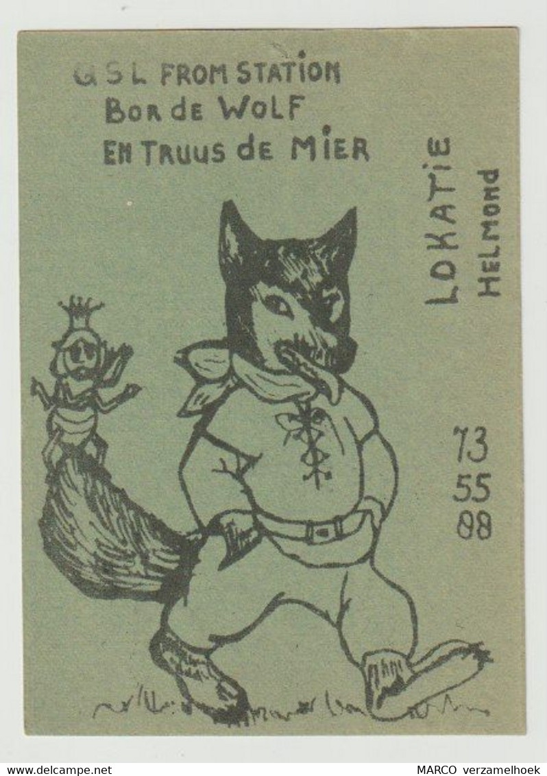 QSL Card 27MC Bor De Wolf En Truus De Mier Helmond (NL) - CB