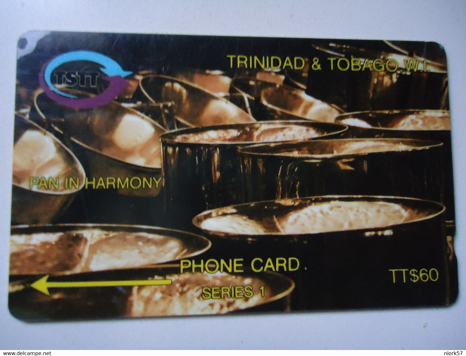 TRINIDAD & TOBAGO PHONECARDS FOOD PAN IN HARMONY - Alimentation