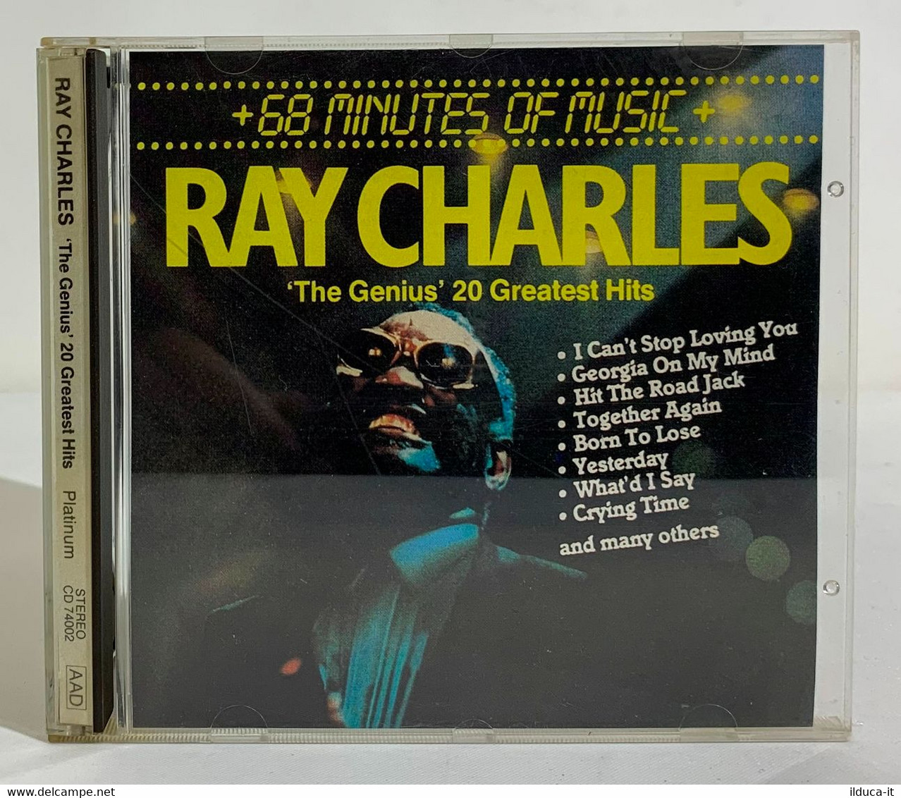 I102414 CD - Ray Charles - The Genius 20 Greatest Hits - MCR 1988 - Blues