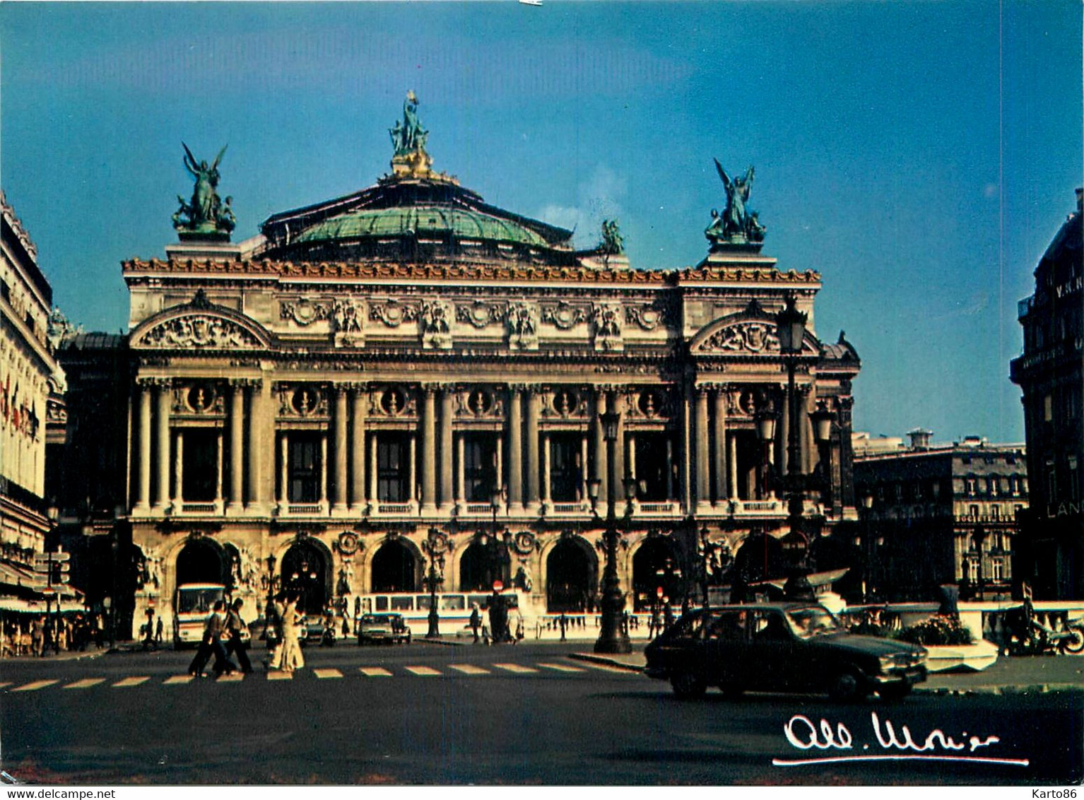 Albert MONIER Monier * CP Photographe * N°750238 * Place De L'opéra - Monier