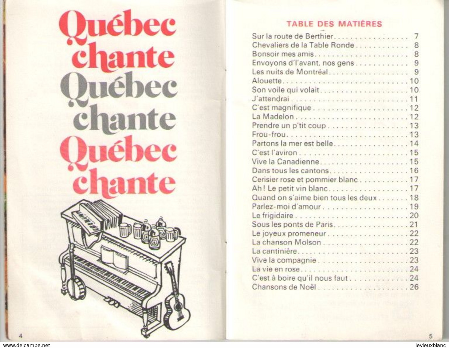 Bière/ Petit Fascicule/ MOLSON/Guide Chanson Vol 1 N°2/"Québec Chante"/"Québec Sings"/Anglais Et Français /1973   VPN372 - Other & Unclassified