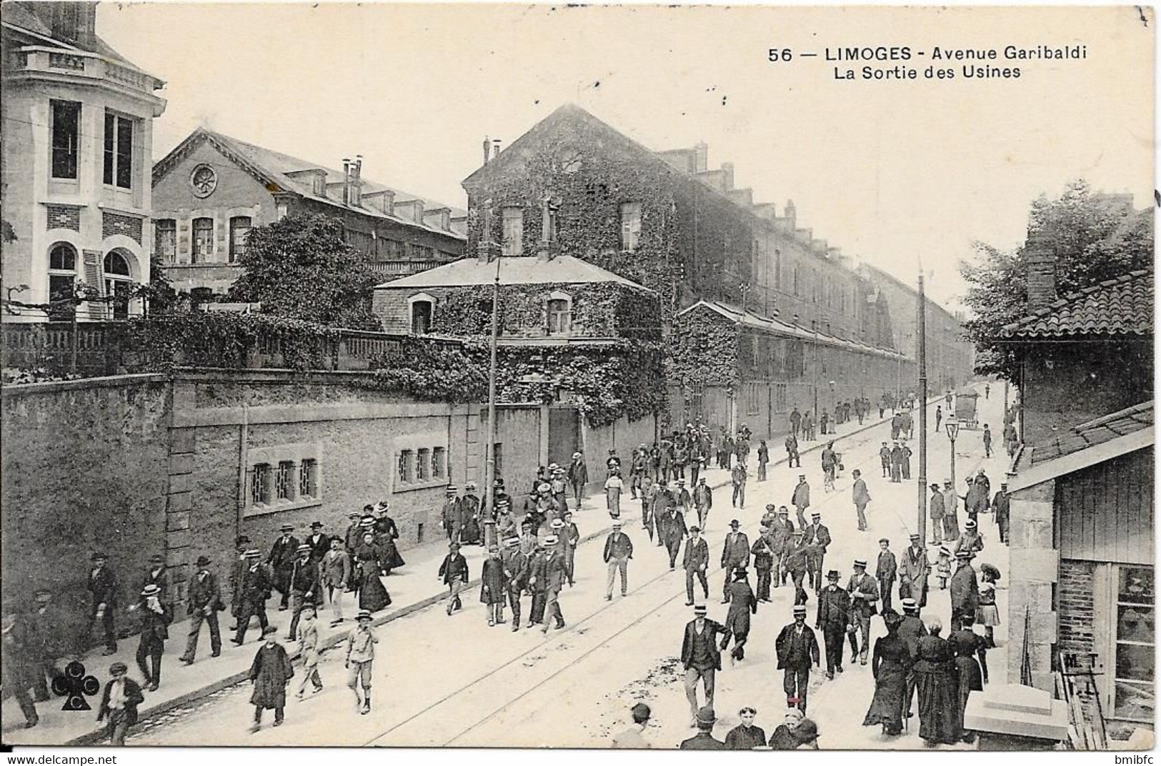 LIMOGES - Avenue Garibaldi - Sortie Des Usines - Lauriere