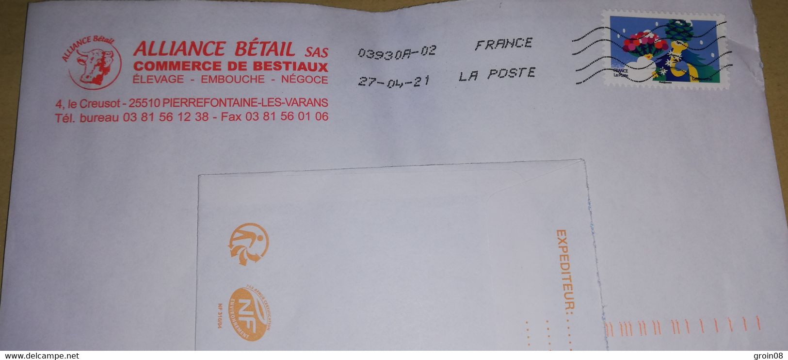 Enveloppe 3315 - Lettres & Documents