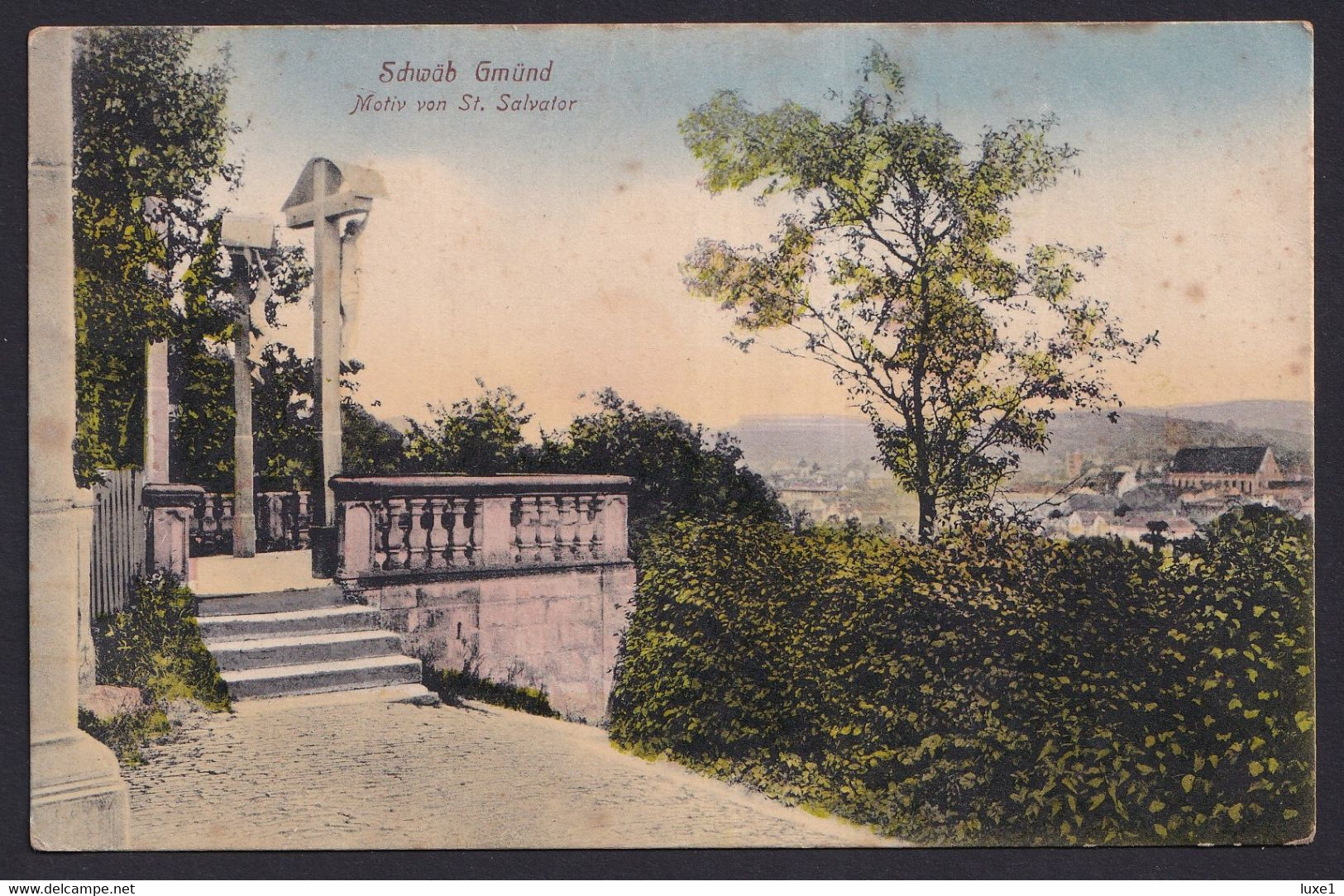 GERMANY ,  Schwäbisch Gmünd , OLD POSTCARD - Schwaebisch Gmünd