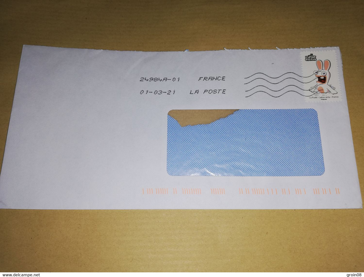 Enveloppe Lapins Cretins 3326 - Lettres & Documents