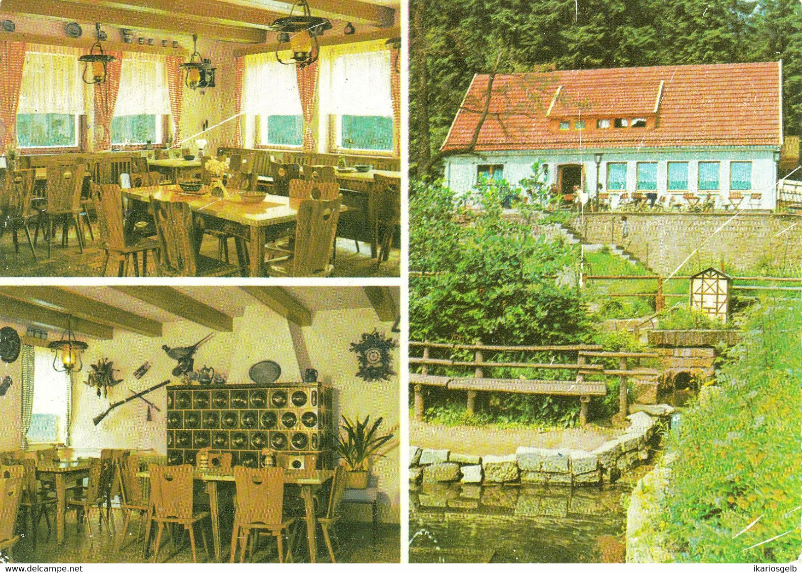LEINEFELDE B. Worbis Thüringen Eichsfeld 1979 Privatkarte " Restaurant Köhlersgrund Konsum-Waldklause " - Worbis