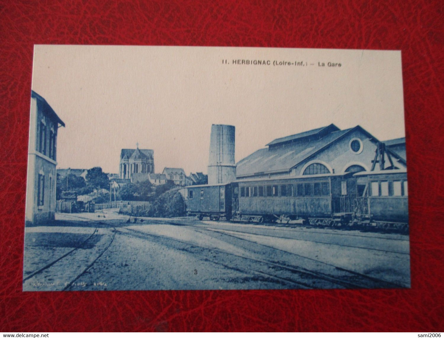 44 HERBIGNAC LA GARE TRAIN WAGONS - Herbignac