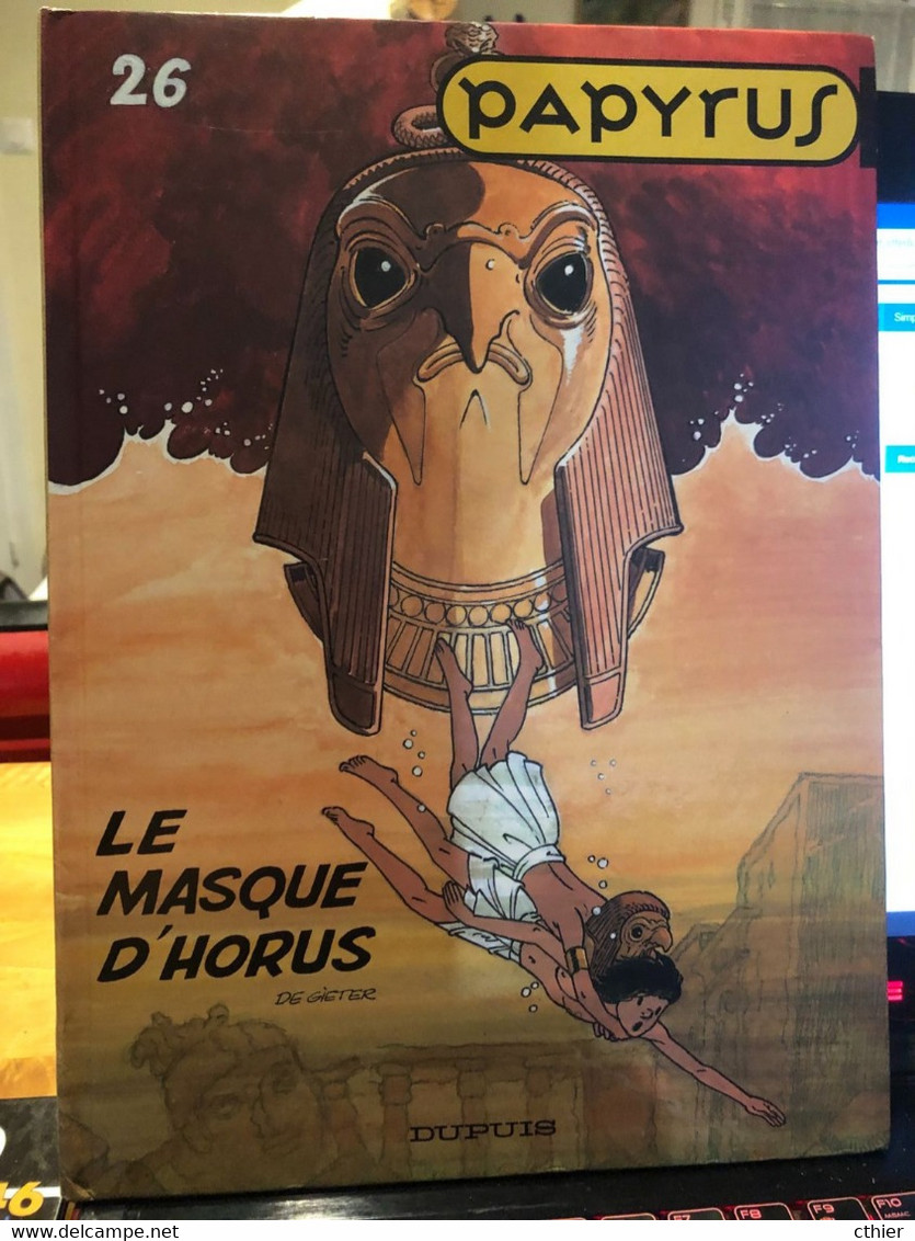 PAPYRUS  LE MASQUE D'HORUS - Edition Originale 2003 - Papyrus