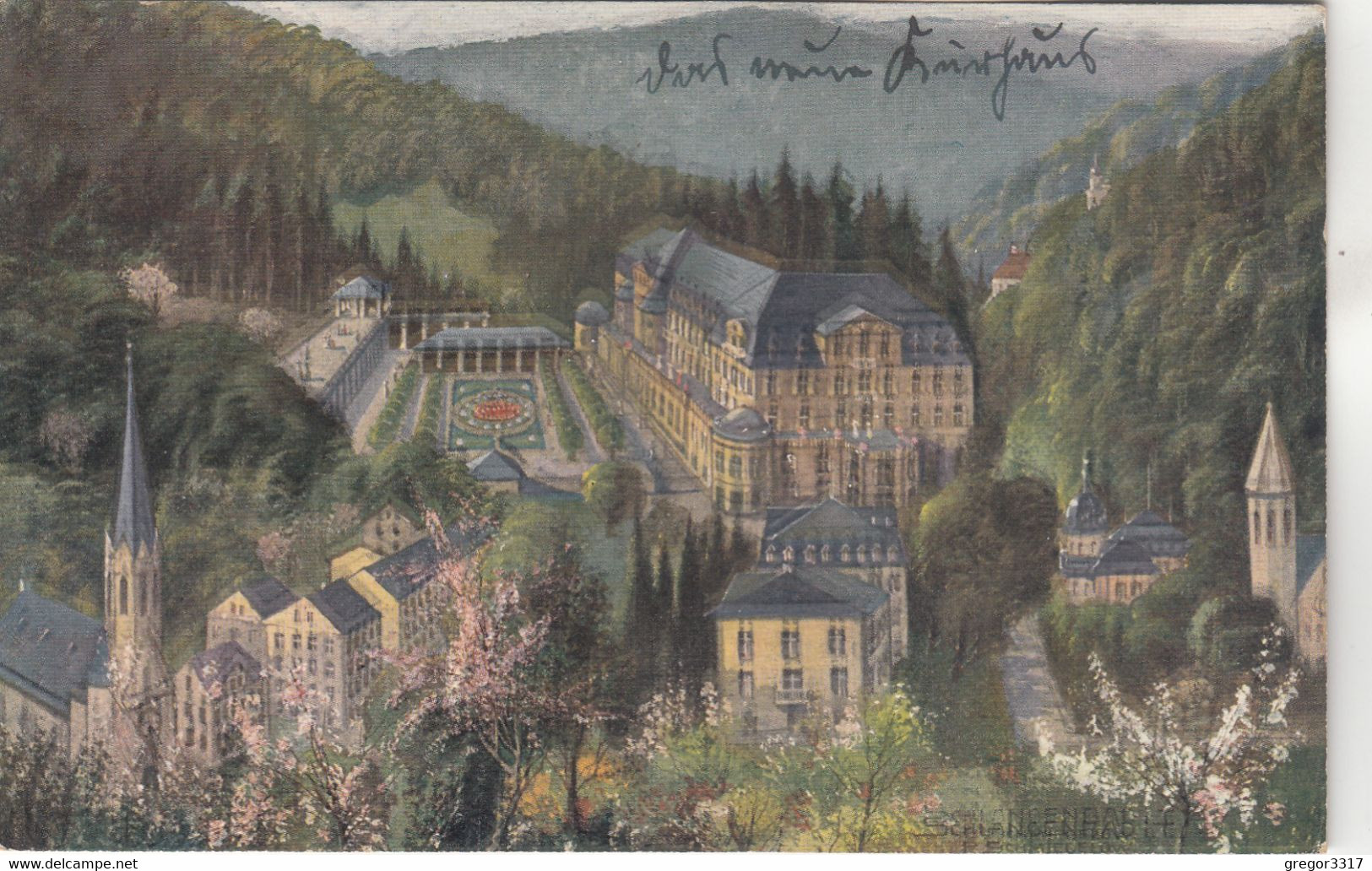 A5237) TAUNUS - SCHLANGENBAD - Gel. 1913  Tolle Verschwommene Ansicht ALT - Schlangenbad