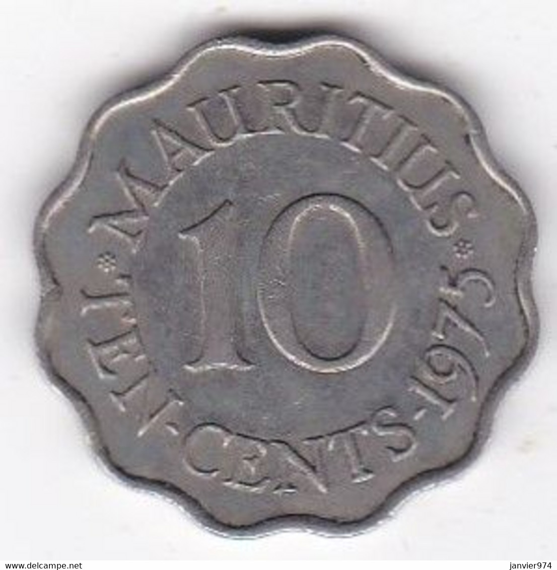 Ile Maurice 10 Cents 1975 Elizabeth II. KM# 33 - Maurice